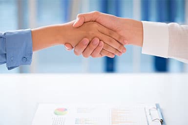 professional handshake agreement