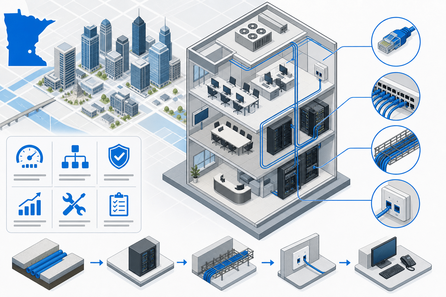 Network Cabling Installation in Minneapolis: A Complete Business Guide 1 network cabling installation minneapolis mn data illustration