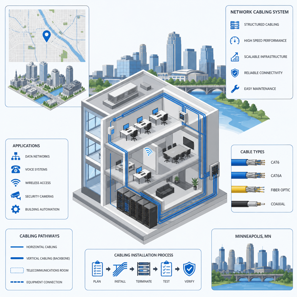 Network Cabling Installation in Minneapolis: A Complete Business Guide 1 network cabling installation minneapolis mn data illustration